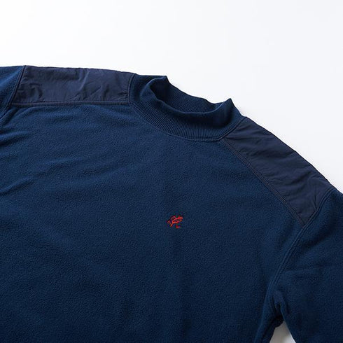 Gramicci Fleece Turtle Neck Sweatshirt Navy